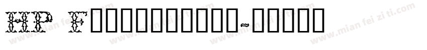 HP Fujiyamattf字体转换